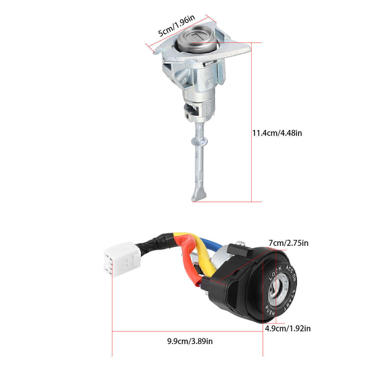 DURAFORCE Lock Cylinder For Hyundai Sonata 2009 2010 2011-2014 Key Ignition Start BARREL