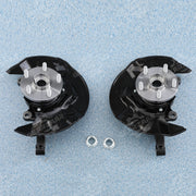 DURAFORCE 2pc Front Wheel Bearing Hub Knuckle Assembly For 2003-2008 Toyota Corolla 1.8L