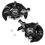 DURAFORCE 2pc Front Wheel Bearing Hub Knuckle Assembly For 2003-2008 Toyota Corolla 1.8L