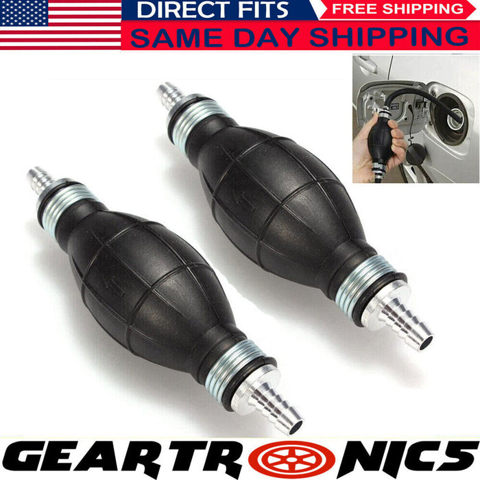 DURAFORCE 3/8'' x2 Hand Primer Bulb Outboard Car Marine Boat Gas Fuel Line Pump All Fuels