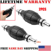 DURAFORCE 3/8'' x2 Hand Primer Bulb Outboard Car Marine Boat Gas Fuel Line Pump All Fuels