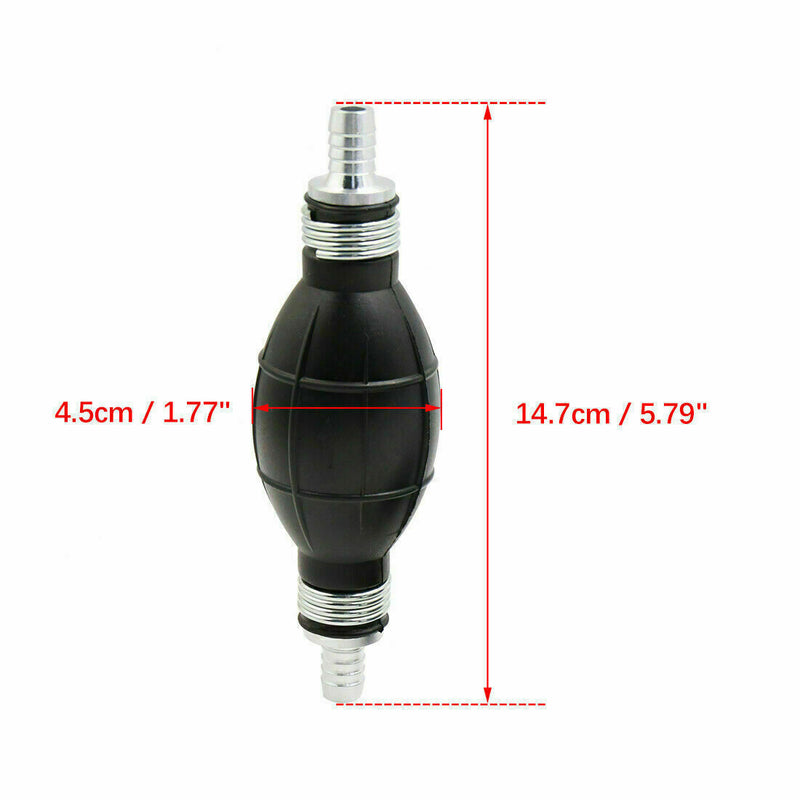 DURAFORCE 3/8'' x2 Hand Primer Bulb Outboard Car Marine Boat Gas Fuel Line Pump All Fuels