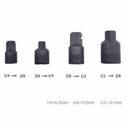 DURAFORCE 4pc 3/8" to 1/4" 1/2 inch Drive Ratchet SOCKET ADAPTER REDUCER Air Impact