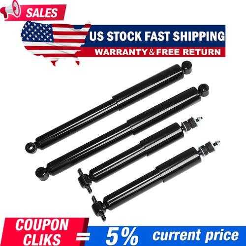 DURAFORCE 2WD Front & Rear Shock Absorbers for Mazda B2500 B3000 B4000 Ford Ranger
