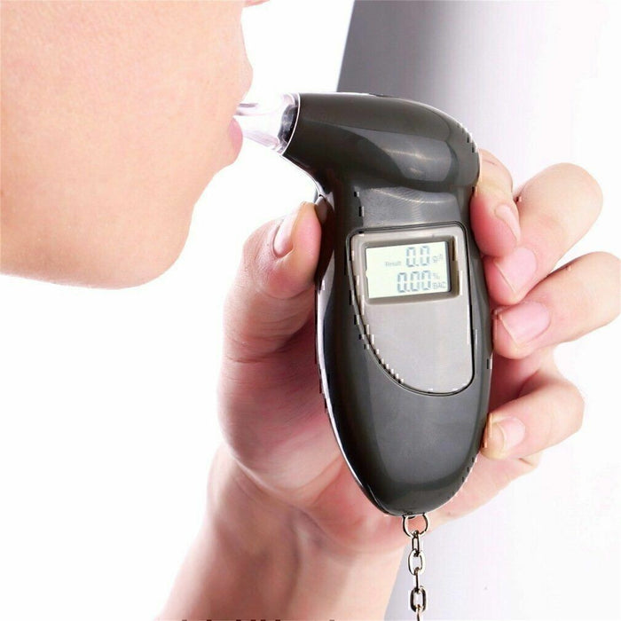 DURAFORCE 1PC Professional LCD Digital Breath Alcohol Tester Breathalyser Police Universal