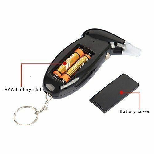 DURAFORCE 1PC Professional LCD Digital Breath Alcohol Tester Breathalyser Police Universal