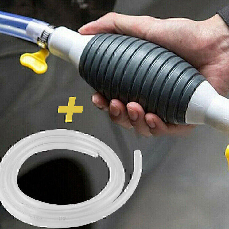 DURAFORCE High Flow Siphon Hand Pump Portable Manual Car Fuel Transfer Pump for Gas Diese!