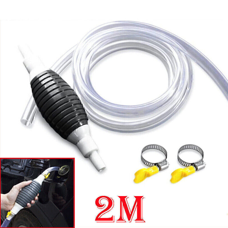 DURAFORCE High Flow Siphon Hand Pump Portable Manual Car Fuel Transfer Pump for Gas Diese!