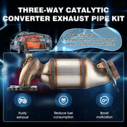 DURAFORCE Catalytic Converter w/O2 Sensor For 2008 2009 2010 2011-2012 Honda Accord 2.4L