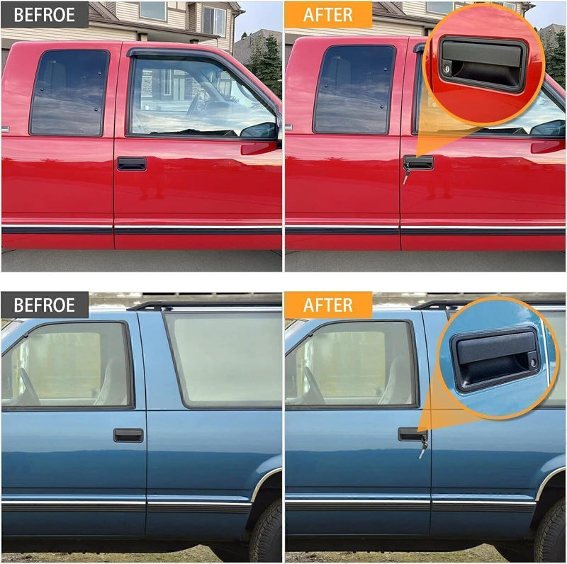 DURAFORCE For Chevy GMC Outside Exterior Door Handle Front Left and Right 1995 to 2000