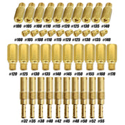 DURAFORCE Carburetor 30Pc Main Jets &10Pc Slow Jets/Pilot Jet Kit FOR PWK Keihin OKO Carbs