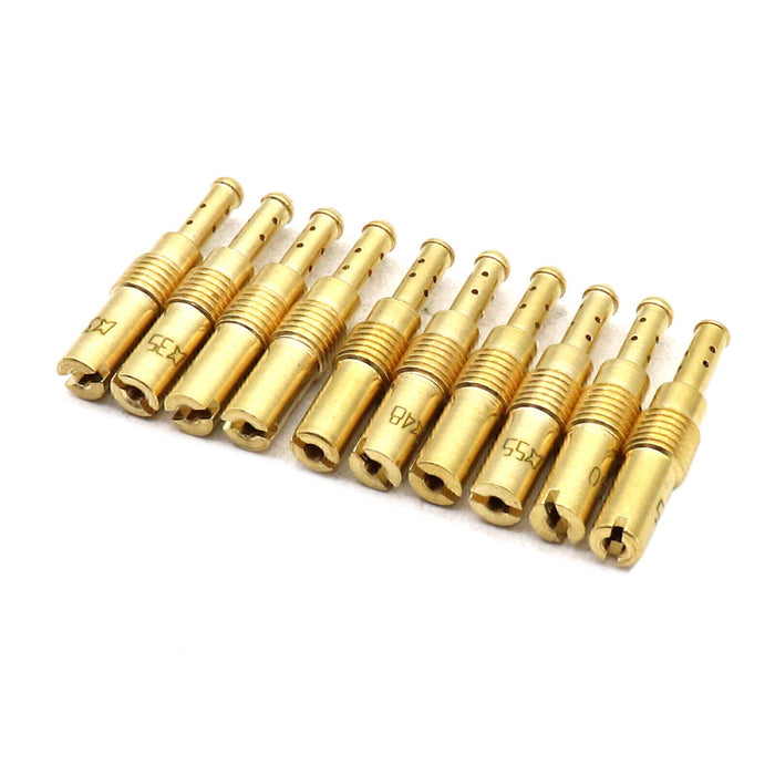 DURAFORCE Carburetor 30Pc Main Jets &10Pc Slow Jets/Pilot Jet Kit FOR PWK Keihin OKO Carbs