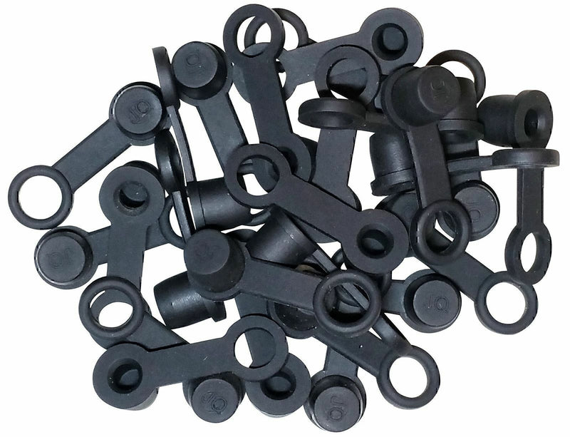DURAFORCE 25 Pack Brake Bleeder Screw Caps Grease Zerk Fitting Cap Rubber Dust Cover US!