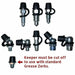 DURAFORCE 25 Pack Brake Bleeder Screw Caps Grease Zerk Fitting Cap Rubber Dust Cover US!