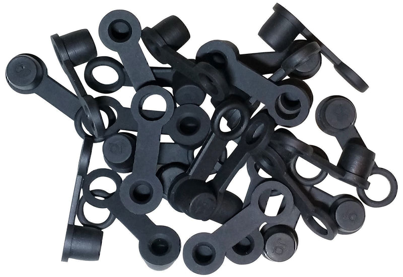 DURAFORCE 25 Pack Brake Bleeder Screw Caps Grease Zerk Fitting Cap Rubber Dust Cover US!