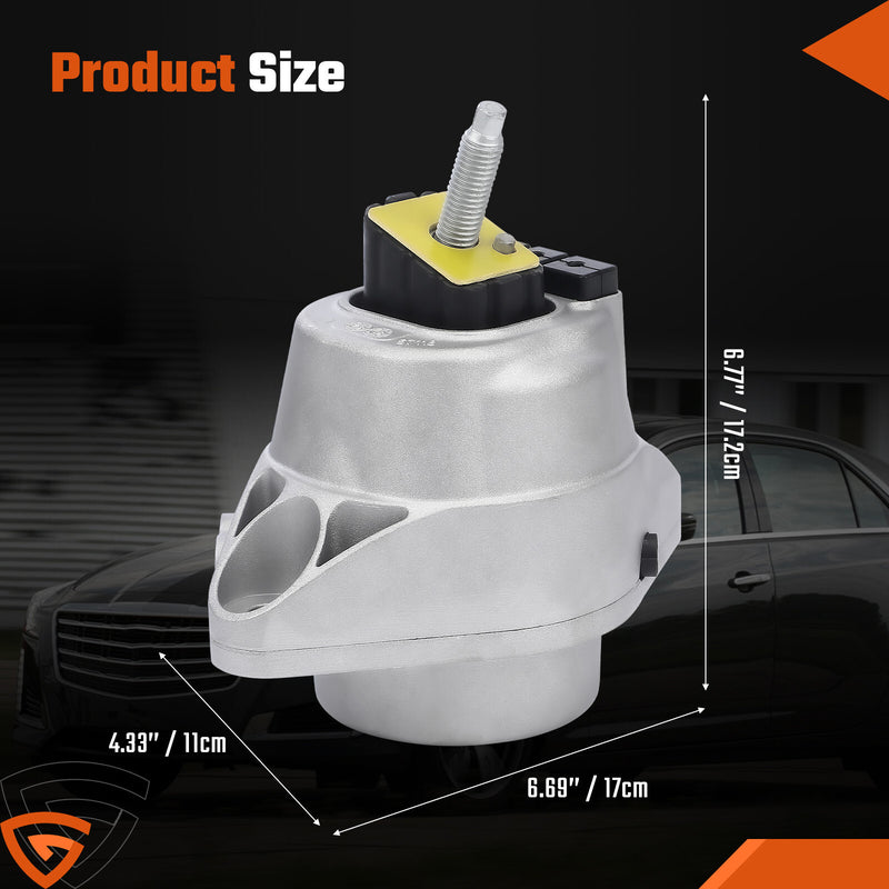 DURAFORCE LEFT & RIGHT Engine Mount 2013-19 Fits Cadillac ATS CTS 2.0L 23274000 23255009