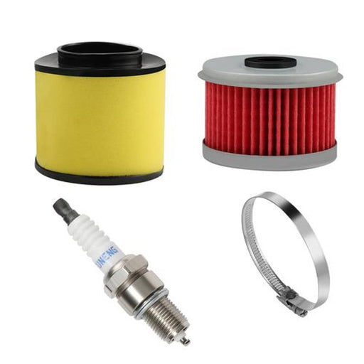 DURAFORCE For 1988-2000 Honda FourTrax 300 TRX300 Air Oil Filter Spark Plug Tune Up -Kit