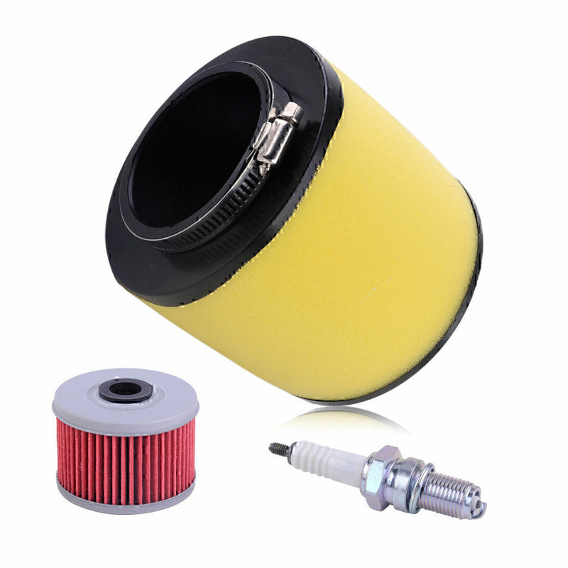 DURAFORCE For 1988-2000 Honda FourTrax 300 TRX300 Air Oil Filter Spark Plug Tune Up -Kit