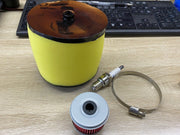 DURAFORCE For 1988-2000 Honda FourTrax 300 TRX300 Air Oil Filter Spark Plug Tune Up -Kit