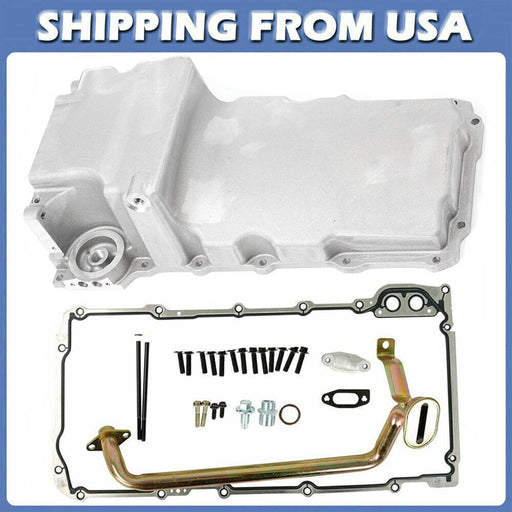 DURAFORCE Aluminum 302-1 LS Engine Swap Retro-fit Oil Pan For Chevy 4.8L 5.3L 6.0L /6.2L