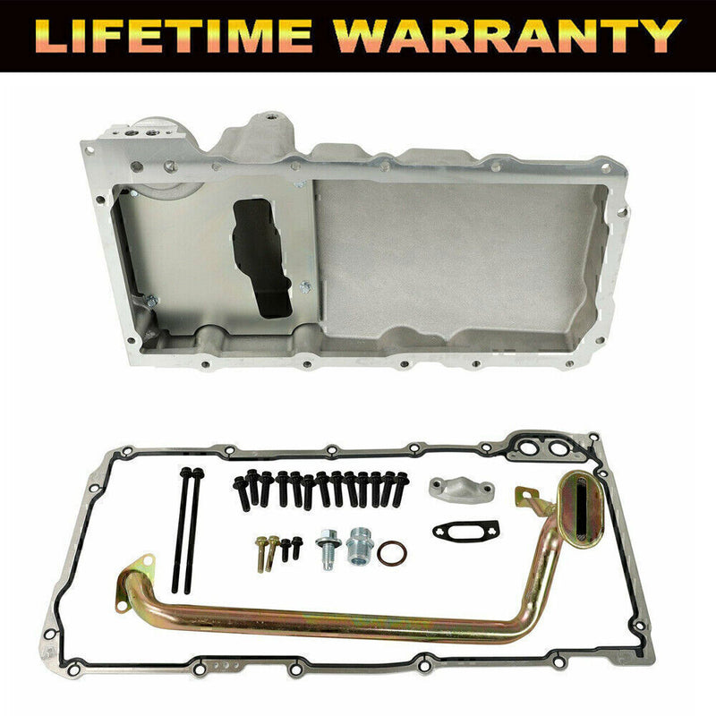 DURAFORCE Aluminum 302-1 LS Engine Swap Retro-fit Oil Pan For Chevy 4.8L 5.3L 6.0L /6.2L