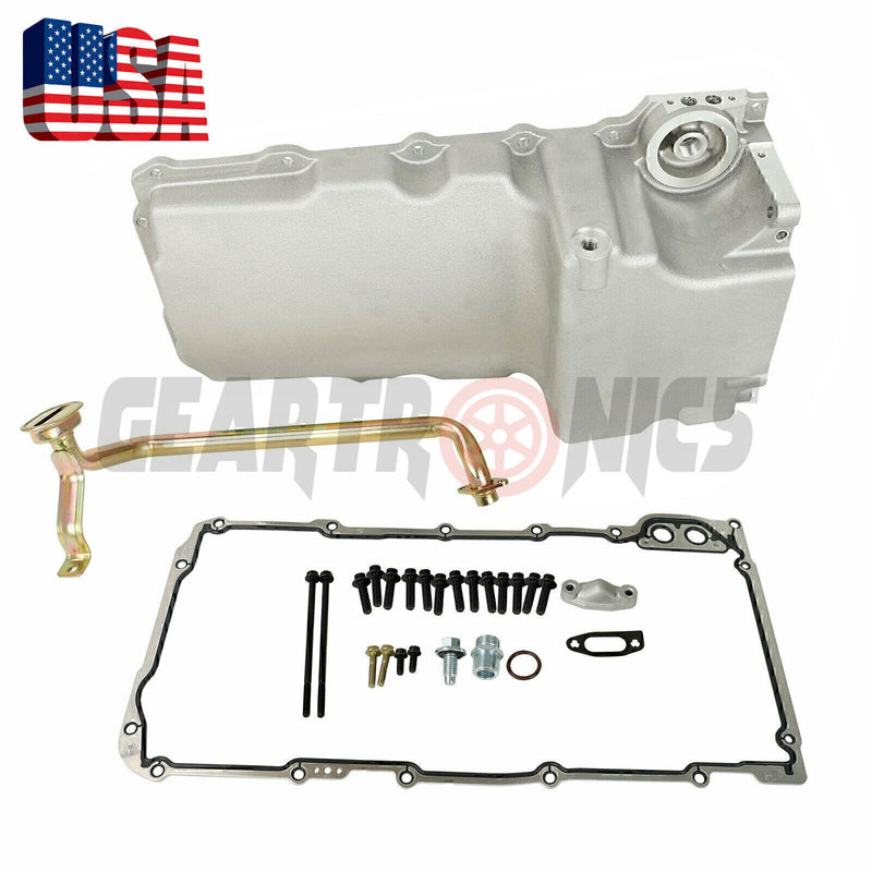 DURAFORCE Aluminum 302-1 LS Engine Swap Retro-fit Oil Pan For Chevy 4.8L 5.3L 6.0L /6.2L