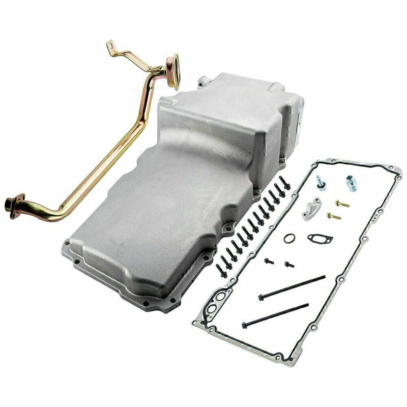 DURAFORCE Aluminum 302-1 LS Engine Swap Retro-fit Oil Pan For Chevy 4.8L 5.3L 6.0L /6.2L