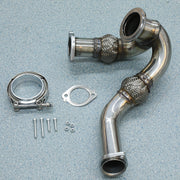 DURAFORCE Y-PIPE UP PIPE TURBO INSTALL GASKET CLAMP FOR 03-07 FORD 6.0 POWERSTROKE NEW