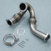 DURAFORCE Y-PIPE UP PIPE TURBO INSTALL GASKET CLAMP FOR 03-07 FORD 6.0 POWERSTROKE NEW