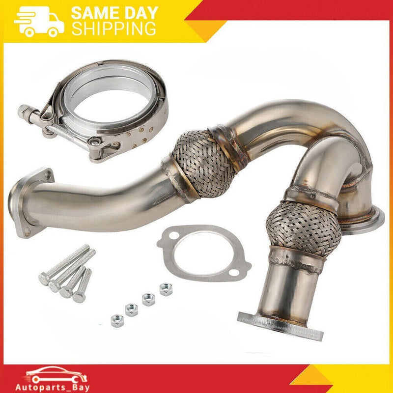 DURAFORCE Y-PIPE UP PIPE TURBO INSTALL GASKET CLAMP FOR 03-07 FORD 6.0 POWERSTROKE NEW