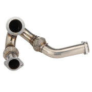 DURAFORCE Y-PIPE UP PIPE TURBO INSTALL GASKET CLAMP FOR 03-07 FORD 6.0 POWERSTROKE NEW