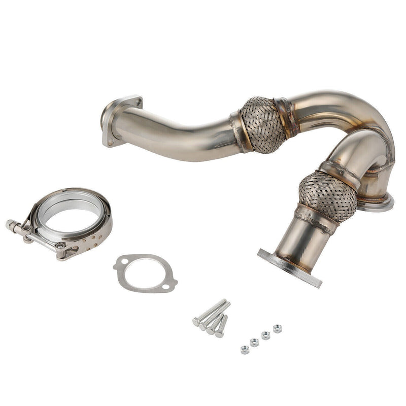 DURAFORCE Y-PIPE UP PIPE TURBO INSTALL GASKET CLAMP FOR 03-07 FORD 6.0 POWERSTROKE NEW