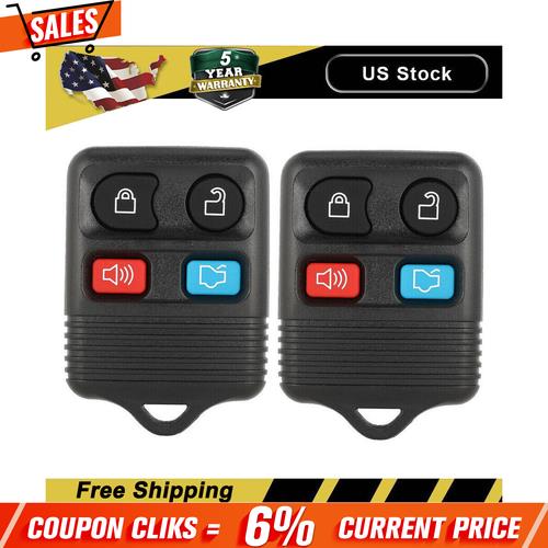 DURAFORCE 2pcs For Ford Explore Keyless Entry Remote Control Fob Clicker Transmitter US!