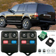DURAFORCE 2pcs For Ford Explore Keyless Entry Remote Control Fob Clicker Transmitter US!