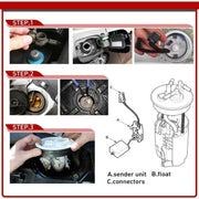 DURAFORCE Fuel Pump Assembly for Toyota Camry 2007-2011 L4 2.4L 2.5L 7702006131；7702006130