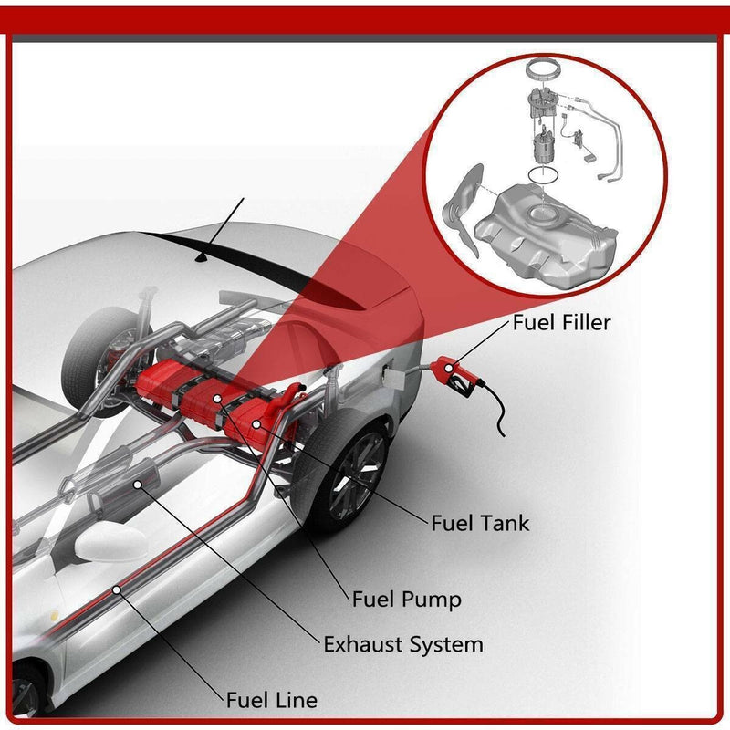 DURAFORCE Fuel Pump Assembly for Toyota Camry 2007-2011 L4 2.4L 2.5L 7702006131；7702006130