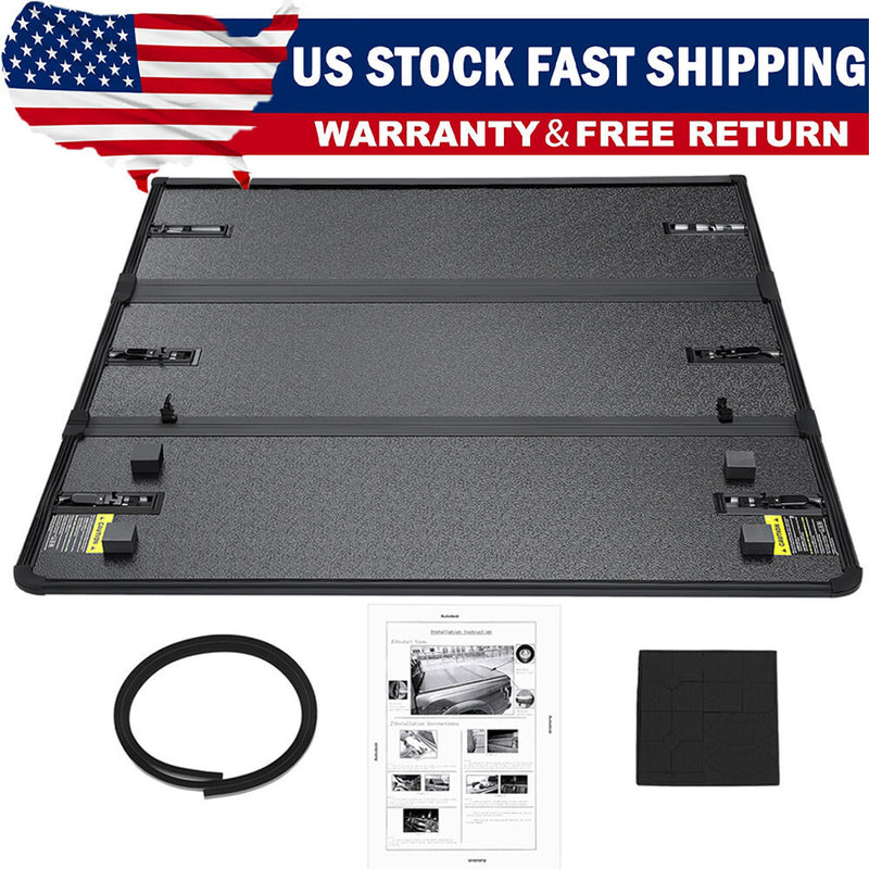 DURAFORCE 5.8FT Hard Tonneau Cover Truck Bed For 19-2024 Chevy Silverado GMC Sierra 1500 /