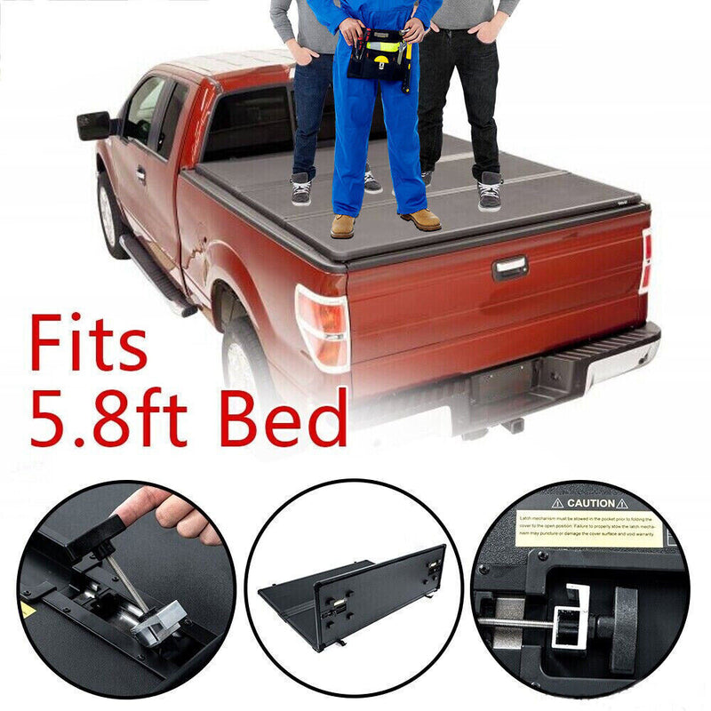 DURAFORCE 5.8FT Hard Tonneau Cover Truck Bed For 19-2024 Chevy Silverado GMC Sierra 1500 /