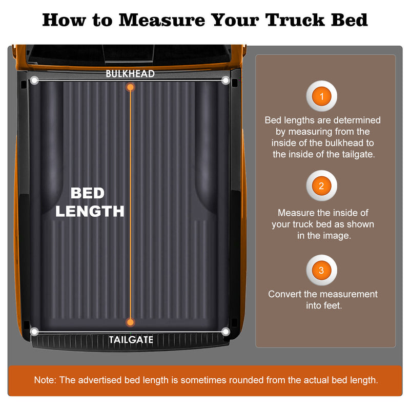 DURAFORCE 5.8FT Hard Tonneau Cover Truck Bed For 19-2024 Chevy Silverado GMC Sierra 1500 /