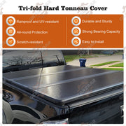 DURAFORCE 5.8FT Hard Tonneau Cover Truck Bed For 19-2024 Chevy Silverado GMC Sierra 1500 /