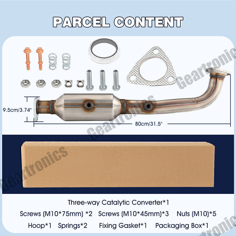 DURAFORCE FOR 2007-09 HONDA CRV 2.4L FACTORY STYLE REAR CATALYTIC CONVERTER MANIFOLD US