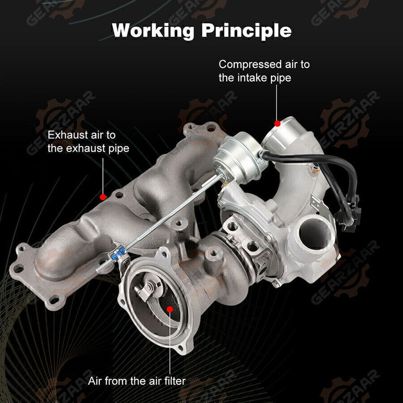DURAFORCE LR066515* Turbo charger K03 Land Rover Range Rover Evoque Discovery 2.0L 2014-17