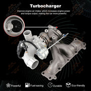 DURAFORCE LR066515* Turbo charger K03 Land Rover Range Rover Evoque Discovery 2.0L 2014-17