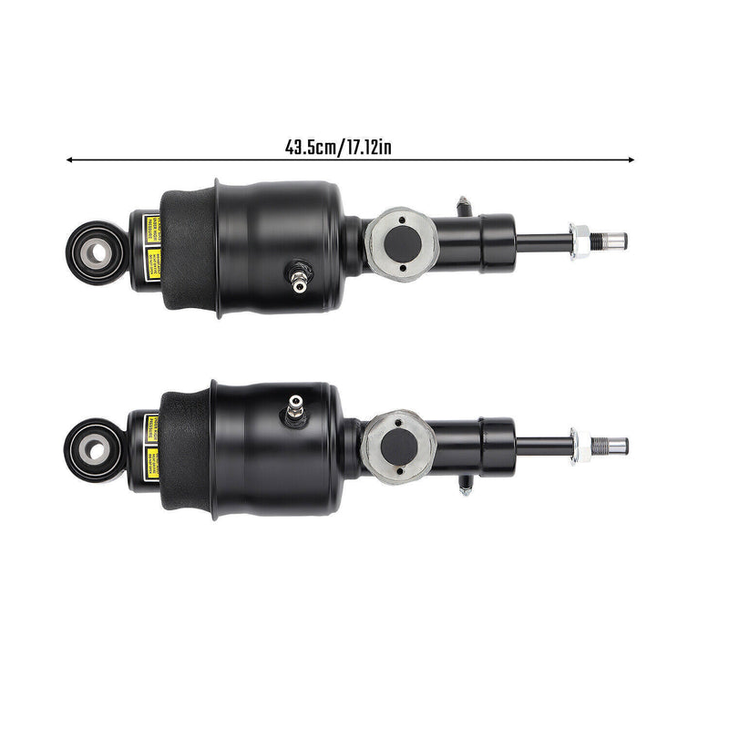 DURAFORCE Pair Rear Hydraulic Air Suspension Shock Struts For Infiniti QX56 QX80 2011-20 A