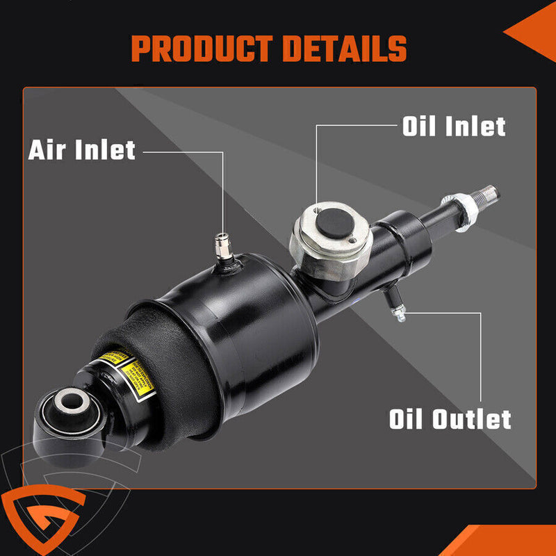 DURAFORCE Pair Rear Hydraulic Air Suspension Shock Struts For Infiniti QX56 QX80 2011-20 A