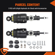 DURAFORCE Pair Rear Hydraulic Air Suspension Shock Struts For Infiniti QX56 QX80 2011-20 A