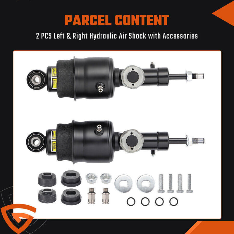 DURAFORCE Pair Rear Hydraulic Air Suspension Shock Struts For Infiniti QX56 QX80 2011-20 A