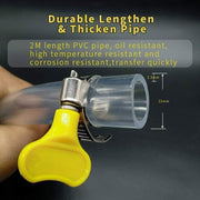 DURAFORCE Siphon Hand Pump Portable Manual Car Fuel Transfer Pump for Gas Gasoline Petrol!