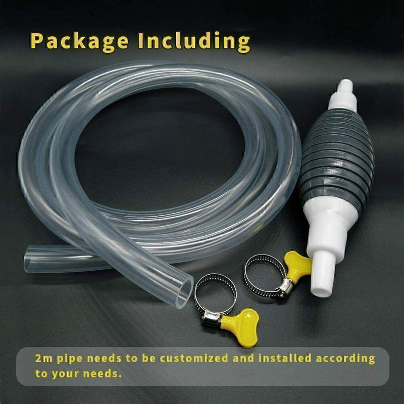 DURAFORCE Siphon Hand Pump Portable Manual Car Fuel Transfer Pump for Gas Gasoline Petrol!