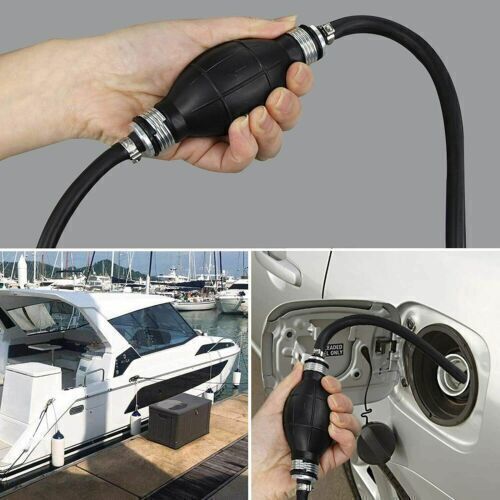 DURAFORCE 2x 3/8'' Hand Primer Bulb Outboard Car Marine Boat Gas Fuel Line Pump All Fuels!